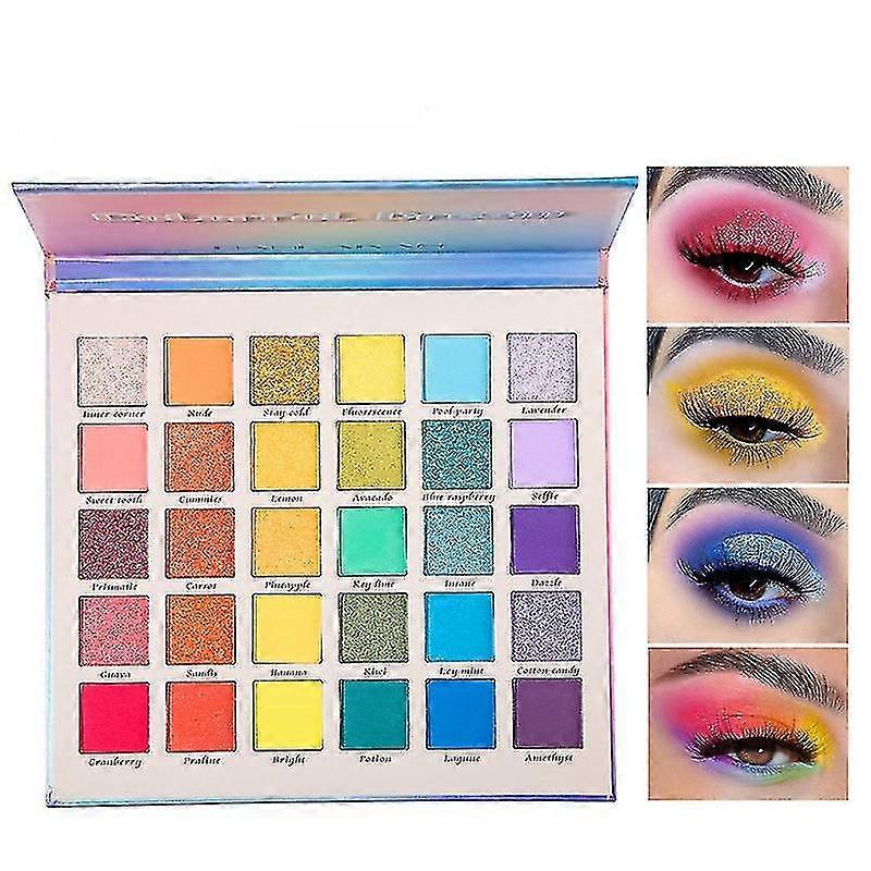 30-color Pearly Matte Glitter Eyeshadow Palette Make-up Dream Rainbow Palette