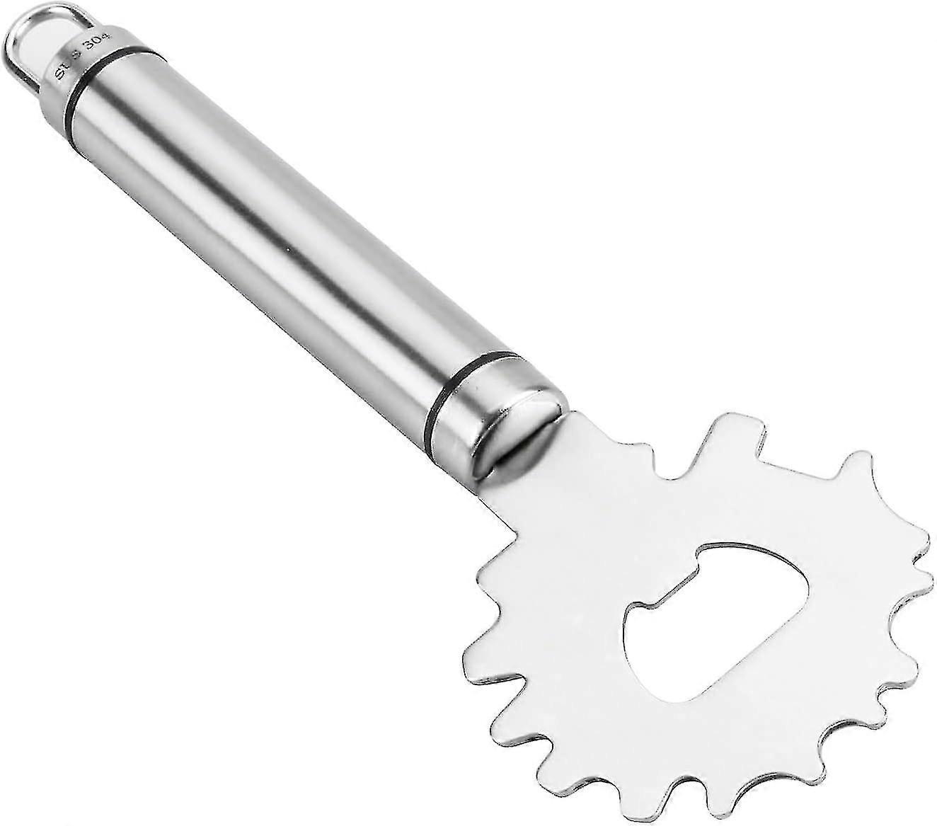Bbq Scraper Stainless Steel Cleaner Tool With 5 Inch Handle & Built-in Bottle Opener