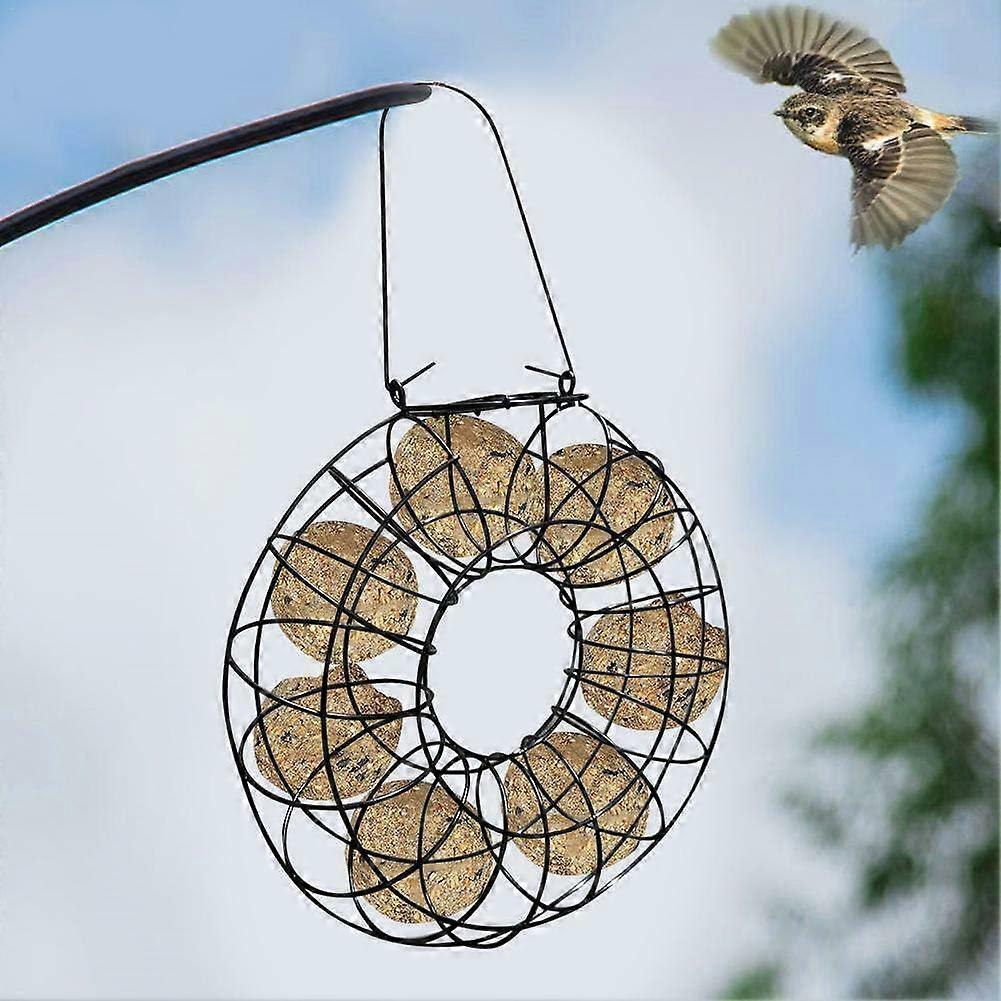 Bird feeder Fat ball feeder Sheep fat ball feeder Squirrel proof bird feeder Round hanging wild bird seed feeder Small feeder