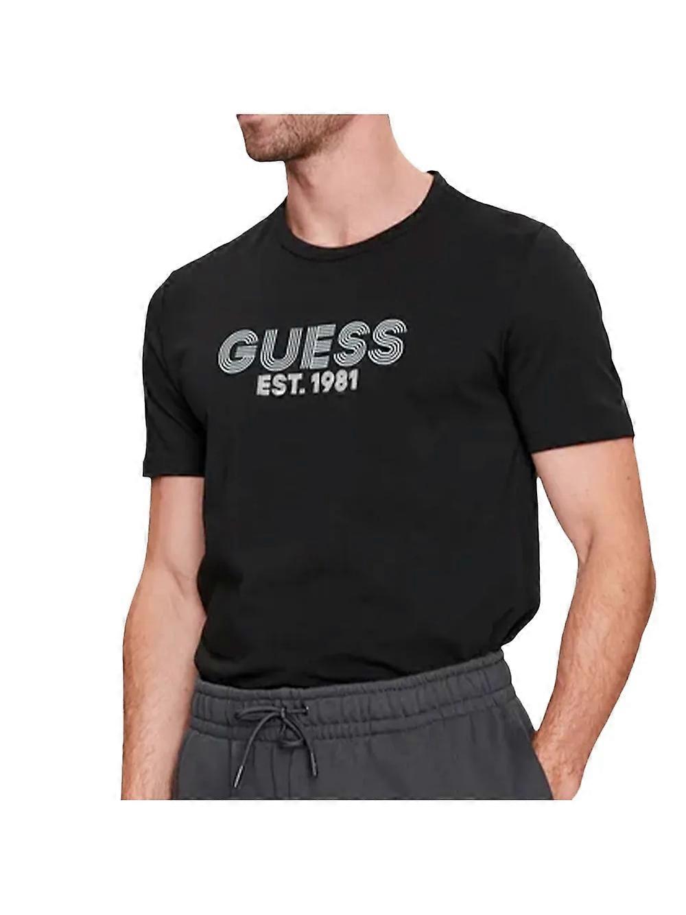 Guess EST 1981 男款黑色 T 恤
