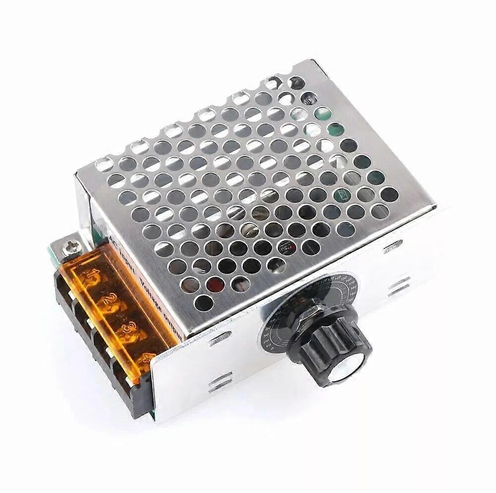 2000W/4000W Electronic Voltage AC 220V Regulator Dimming High Power Thyristor Speed Temperature Regulation with Insurance Shell