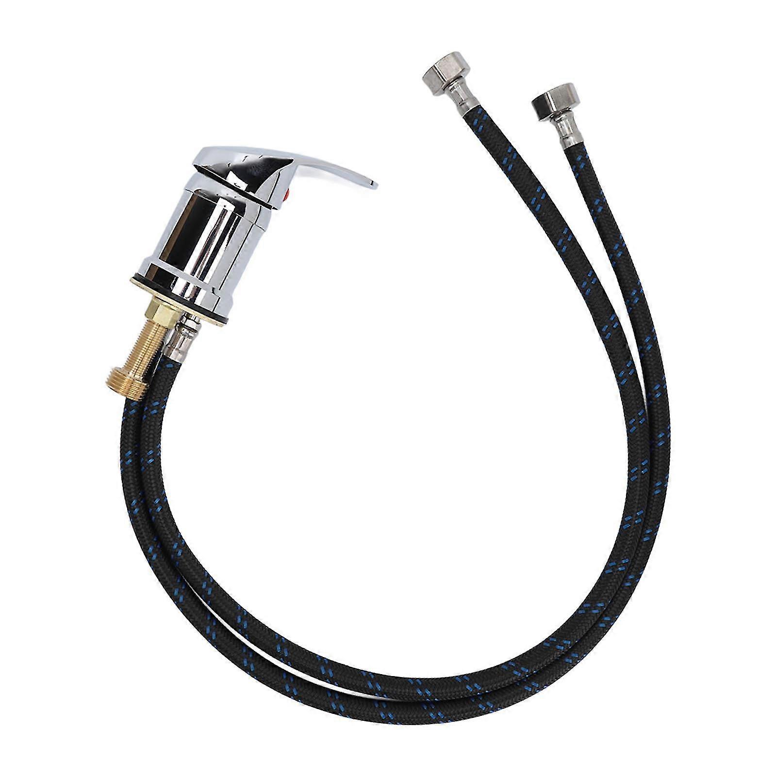 Salon Shampoo Basin Faucet Mixing Valve Professional Shampoo Bowl Faucet Hose for Shampoo Bed