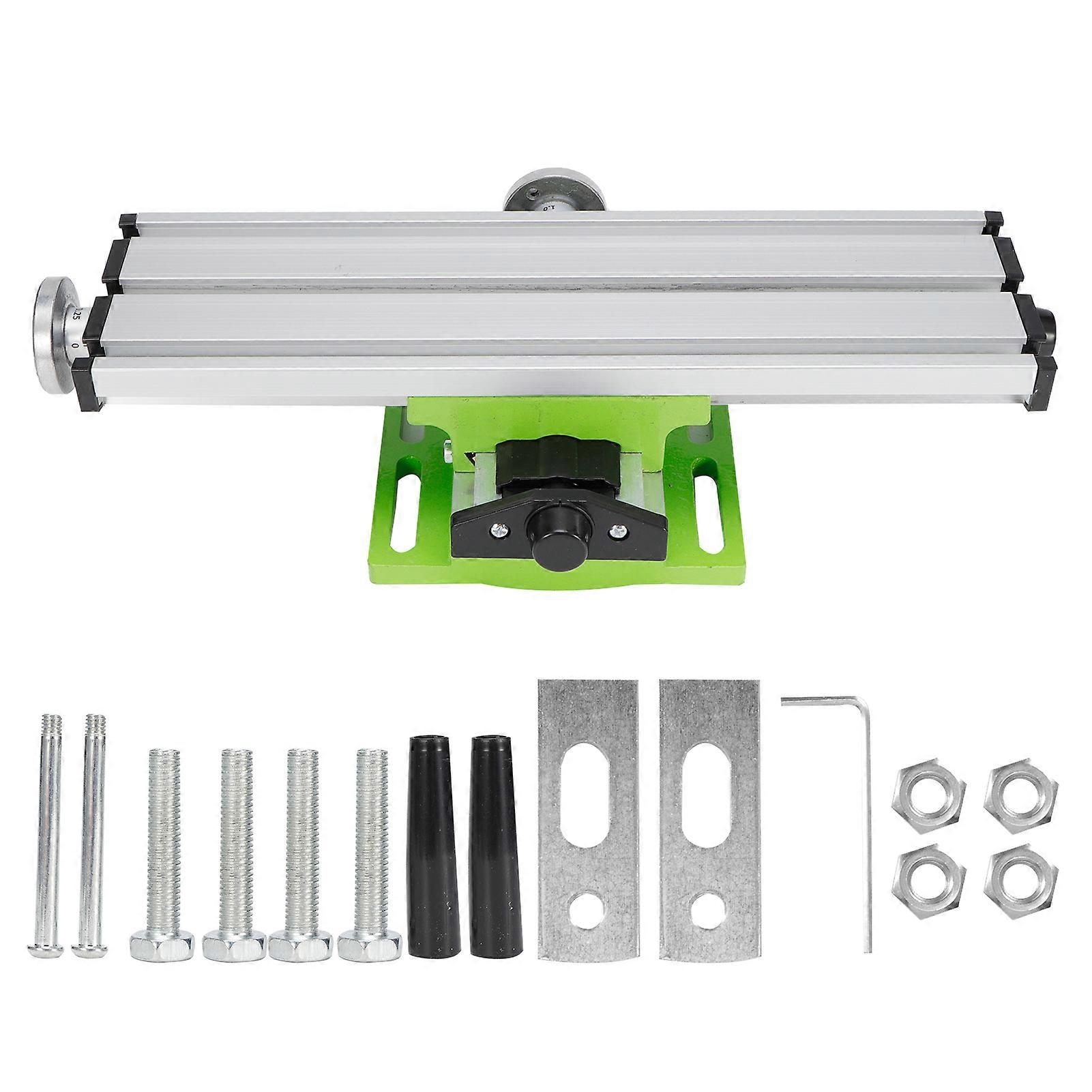 Milling Worktable Multifunction Alloy Steel Drilling Slide Crossed Table Set Machine Tools