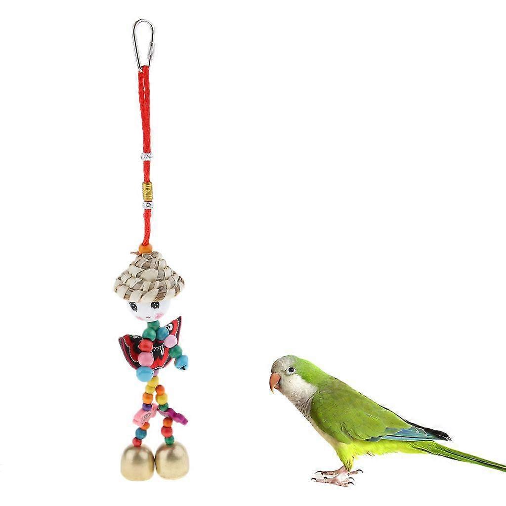 الكمال مضغ لعبة دمية لعبة قفص معلق لببغاء الكوكاتيل ببغاء شينشيلا غينيا خنزير الصغيرة