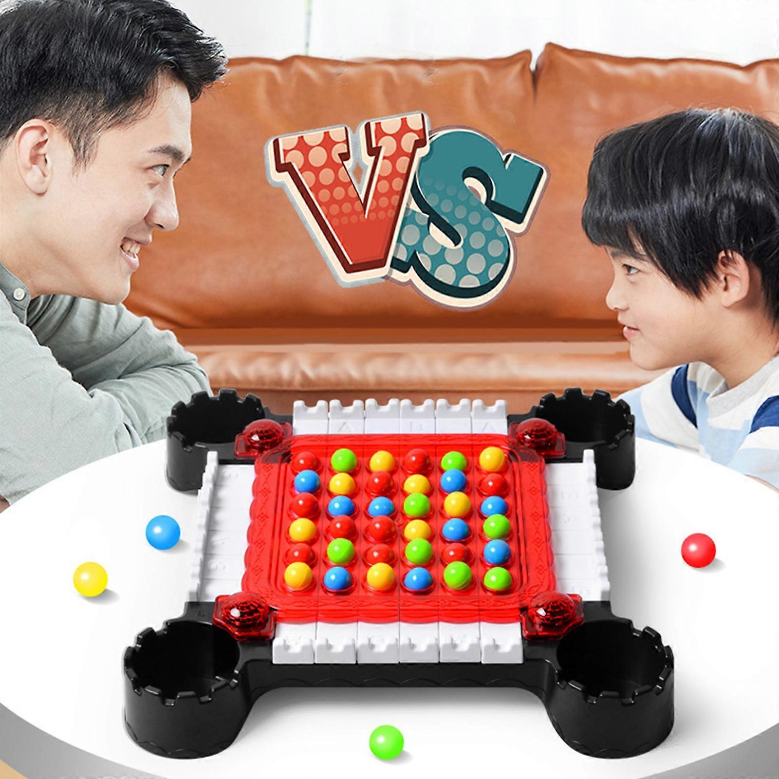 Rainbow Ball Matching Game Interaction Toy Puzzle Chess For Family Party
