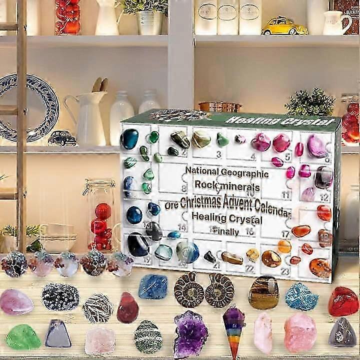 Natural stone blind box calendar