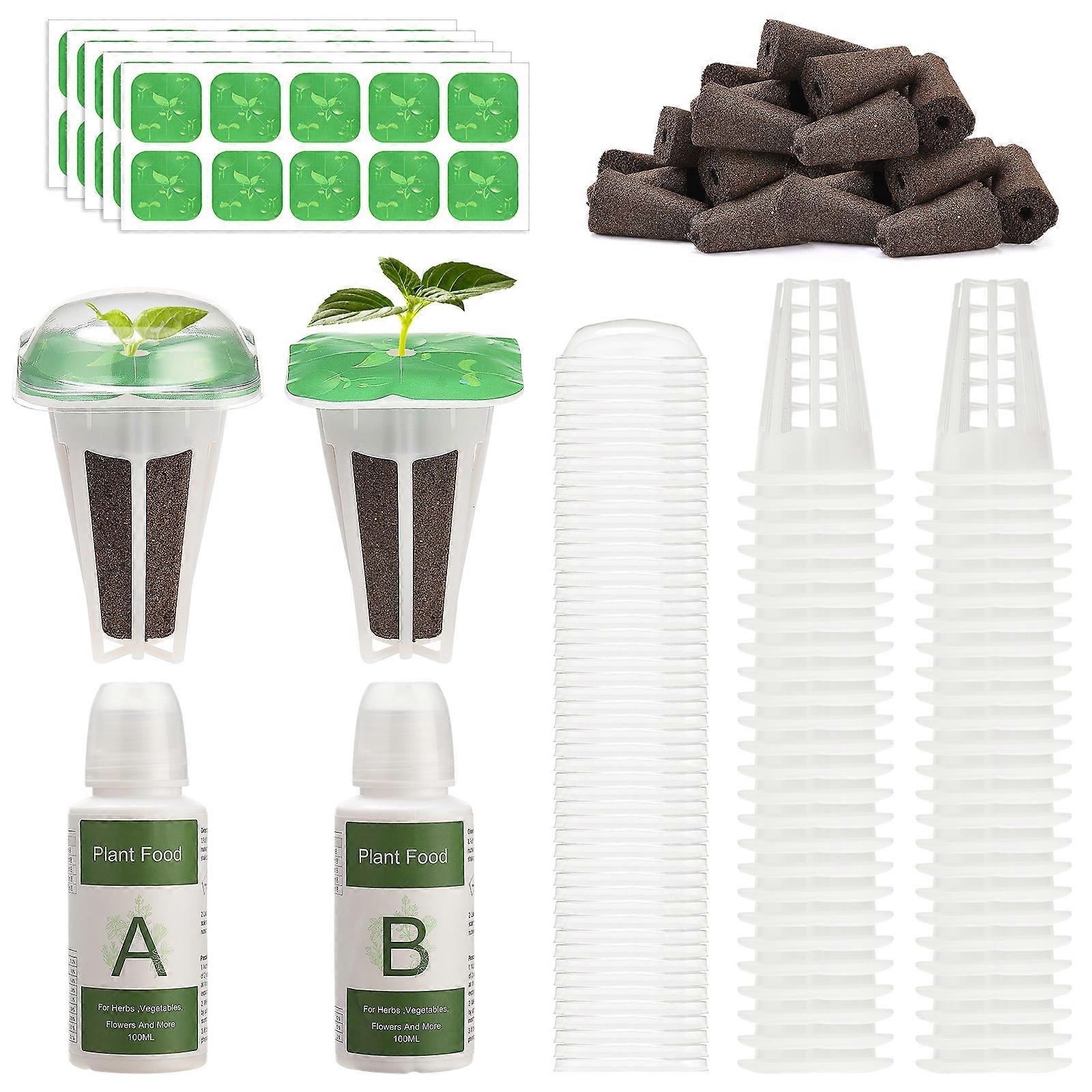 Grow Seed Pod Starter Set With Sponge For 12 Pod Aerogarden System Refill Pack