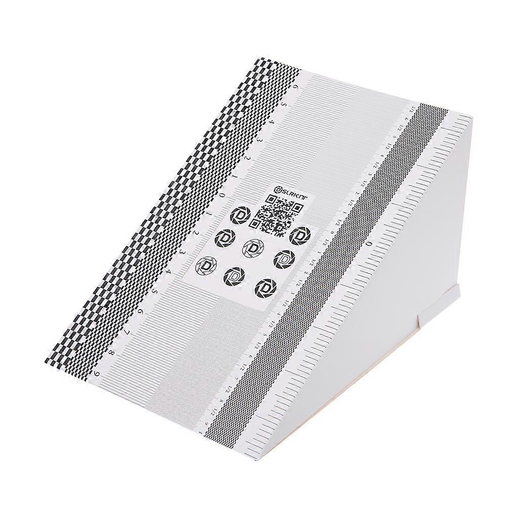 Camera Lens for Focus Calibration Card for AF Micro Alignment Ruler Folding Char