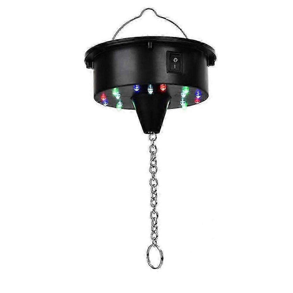 Light Rotating Disco Ball Motor With Remote,18 Leds For 16 20 24Inch Mirror Ball Rotator(Notincludedball) Size 12