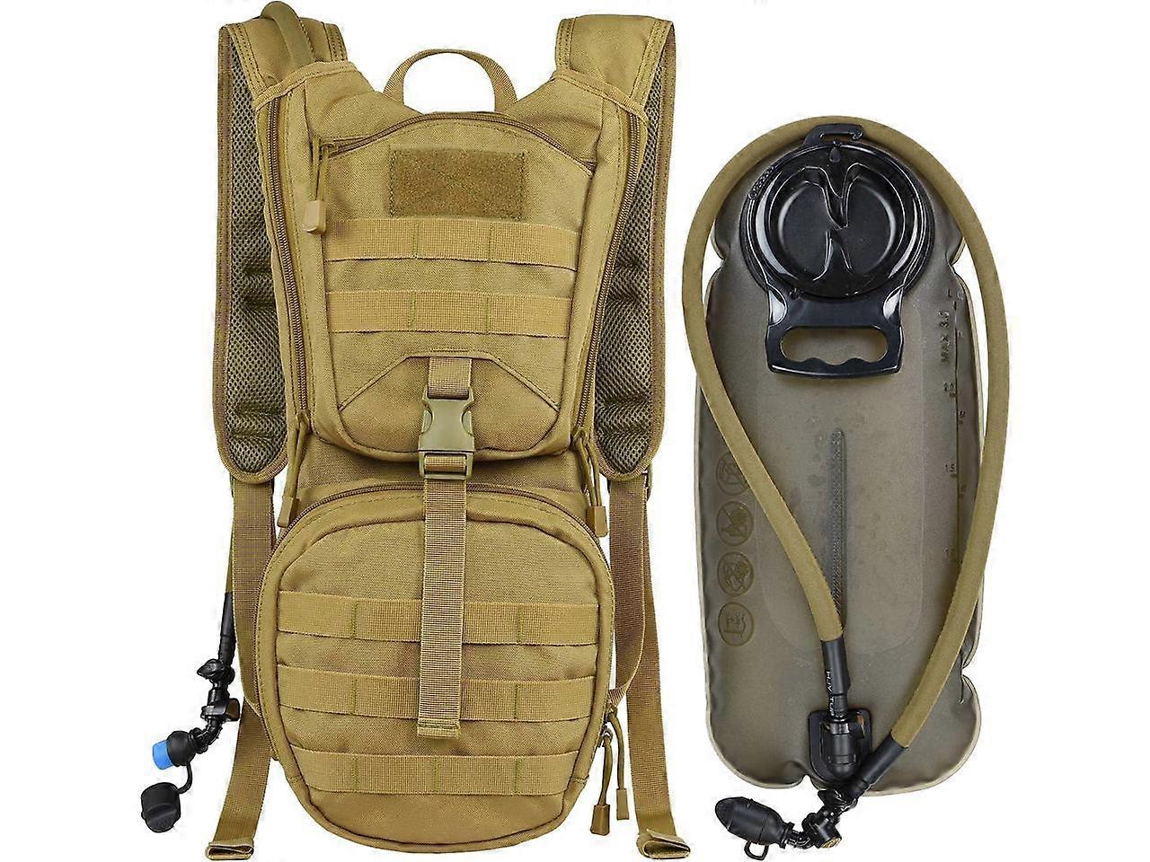 Tactical Molle Hydration Pack Backpack with 3L TPU Water 