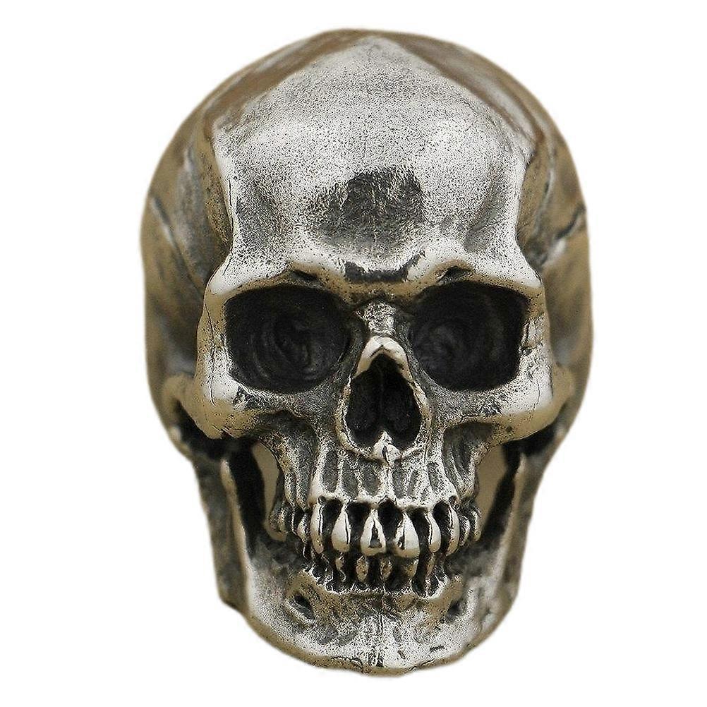 Skull Ring Retro Carved Crack Ring Ghost Head Ring Jewelry Accessories Ring