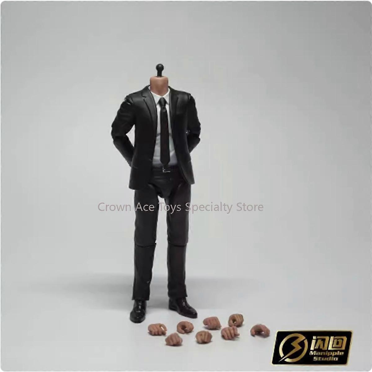 Manipple Studio 1/12 Scale Men's suits with Replace Hands Male Head Sculpts Fit 6'' SHF MAFEX Tony Stark Superman Action Figure