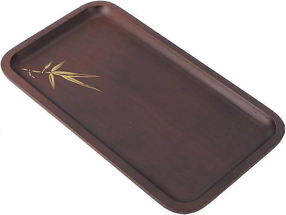 Tea Tray,Food Serving Plate Rectangular Tea Tray Snack Platter Household Kitchen AccessoryL