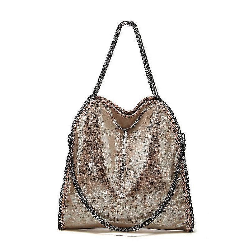 Damväskor Axelväskor Moderiktiga Axelväskor Kedjeväskor Moderiktiga Bärbara Vävda Handväskor med Kedja