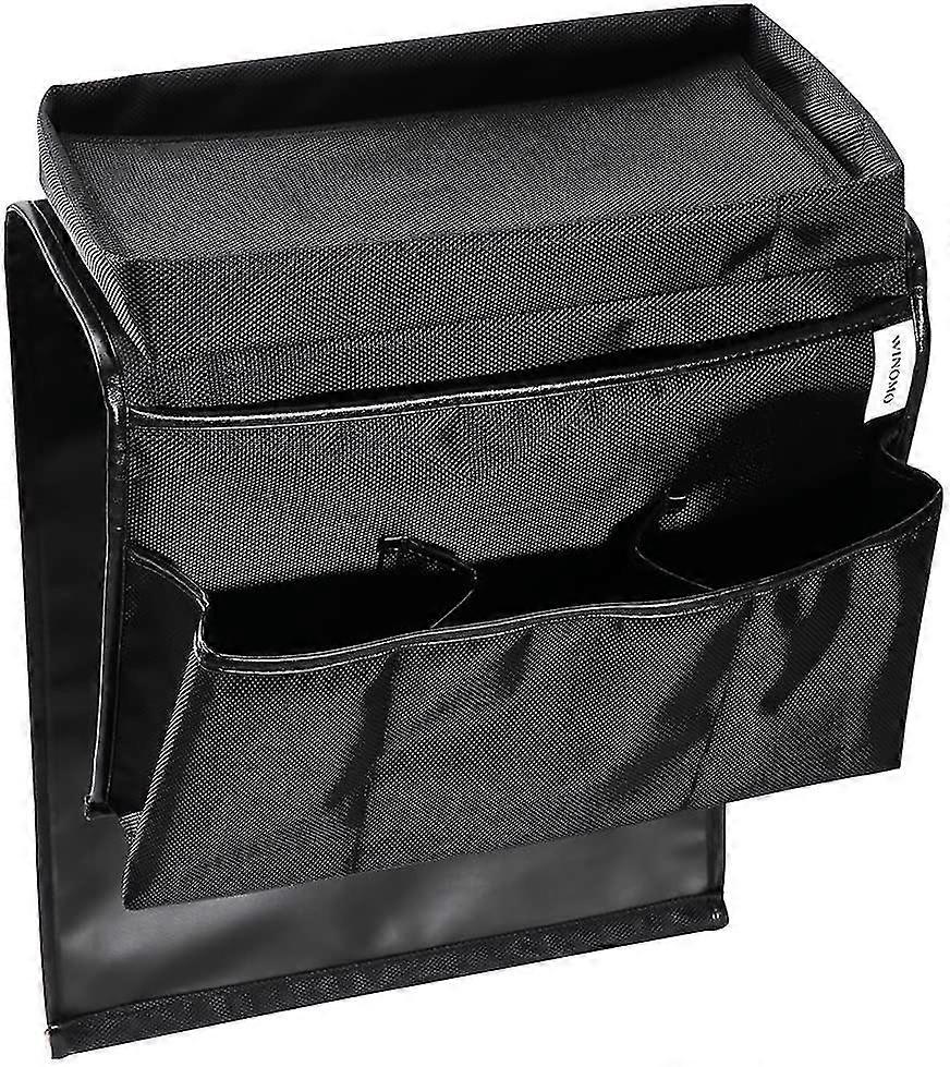 ポケットと椅子アームトレイブラックと本と雑誌の主催者