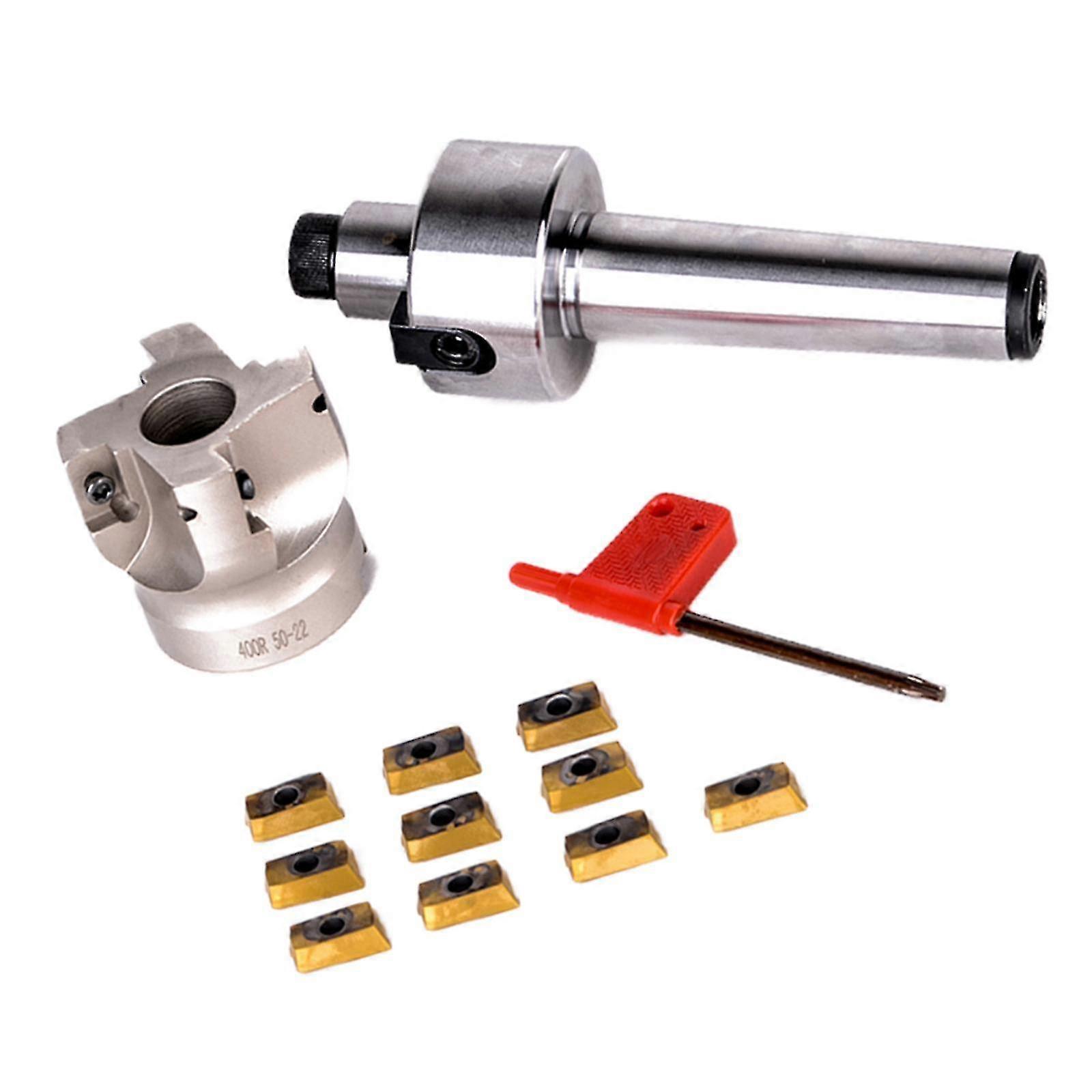 Morse Taper With End Mill 10pcs Inserts For Cnc Lathe Milling Mt2