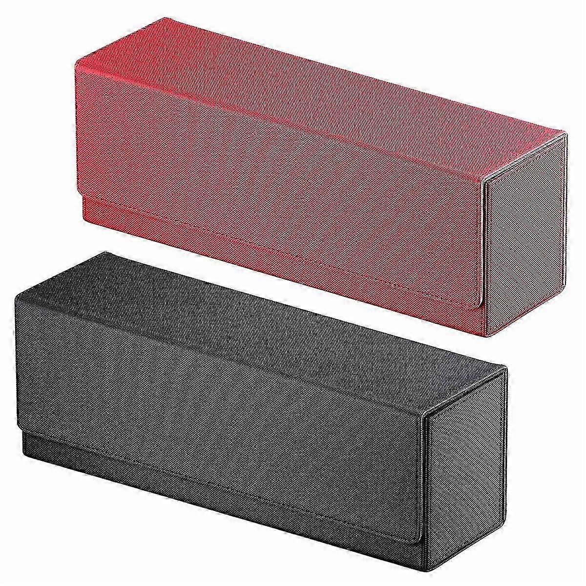 2 Pieces Card Toploader Storage, Trading Cards Holding Box For 400+ Cards Storage Boxes For Magic Cards