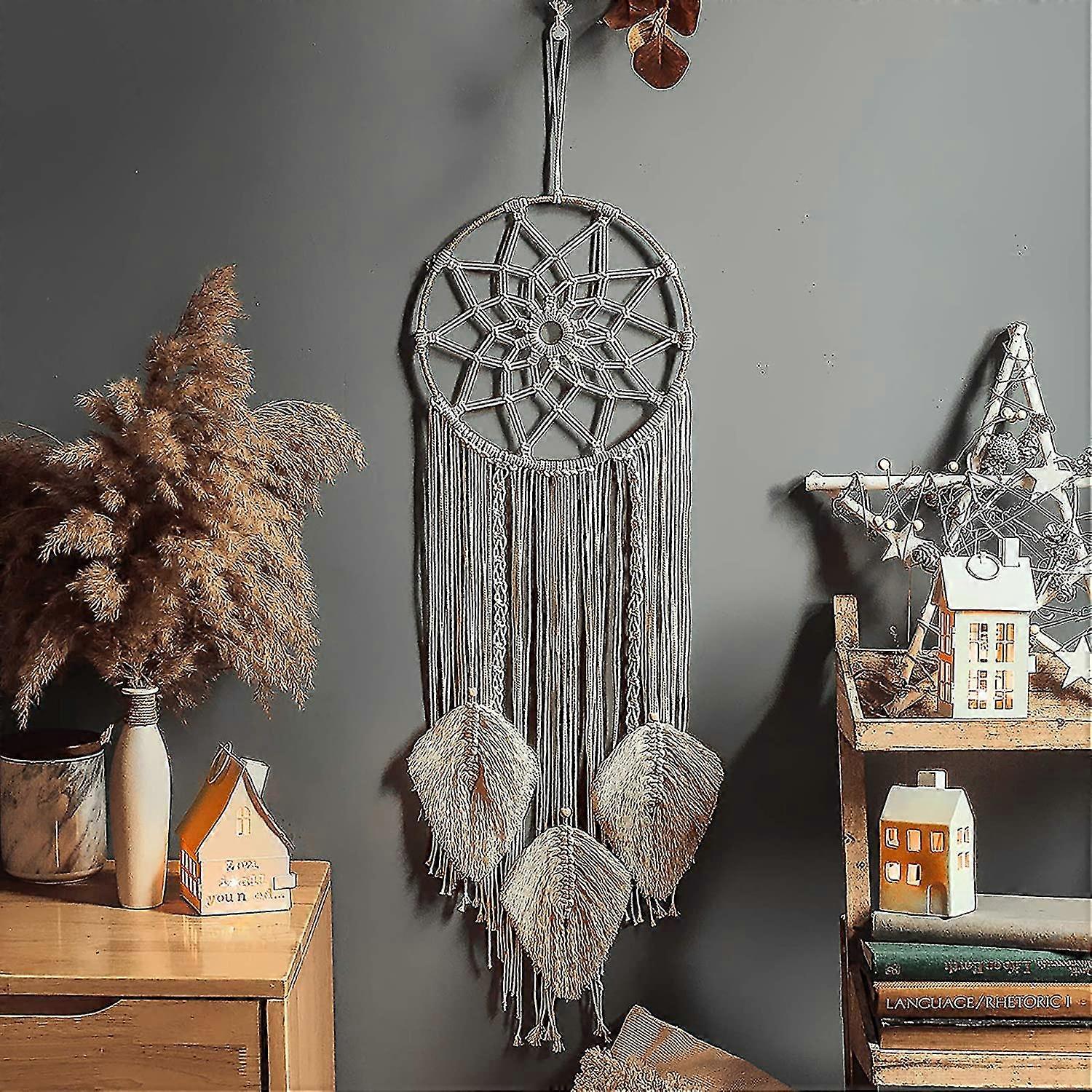 Dream Catcher Macrame Wall Hanging Dream Catchers Boho Nursery Wall Decor Native American Decor Large