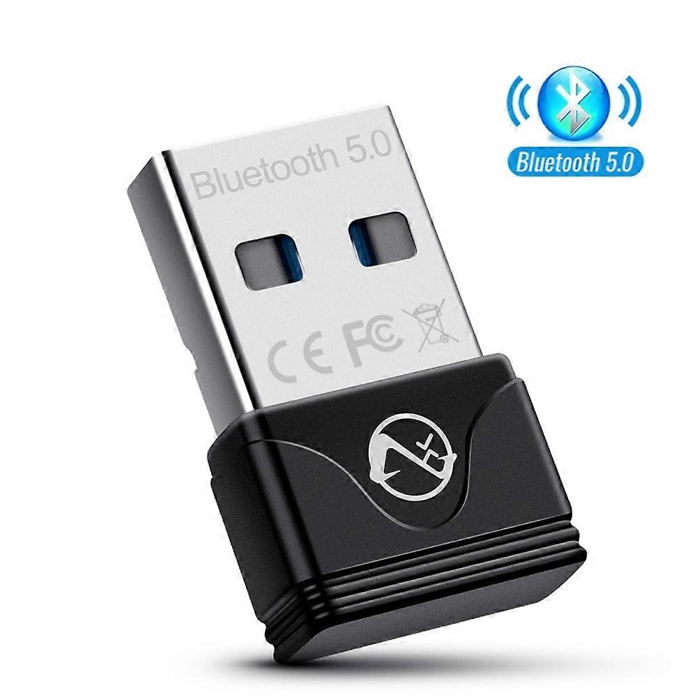 Electop USB Bluetooth 5.0 Adapter Dongle Antenna Long Range Wireless Audio Receiver Transmitter for PC Laptop Win 7 8/8.1 10