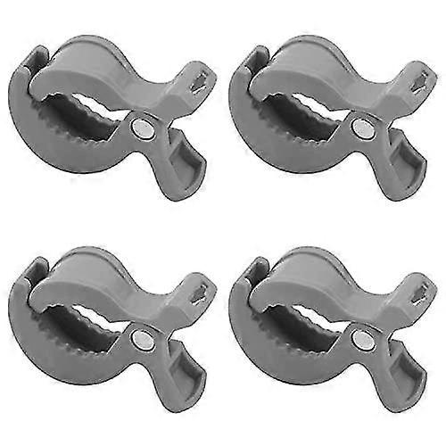 4pcs Buggy Clips Clasps Stroller Clips, Universal Stroller Baby Pram Grippers For Pushchair Toy Stroller