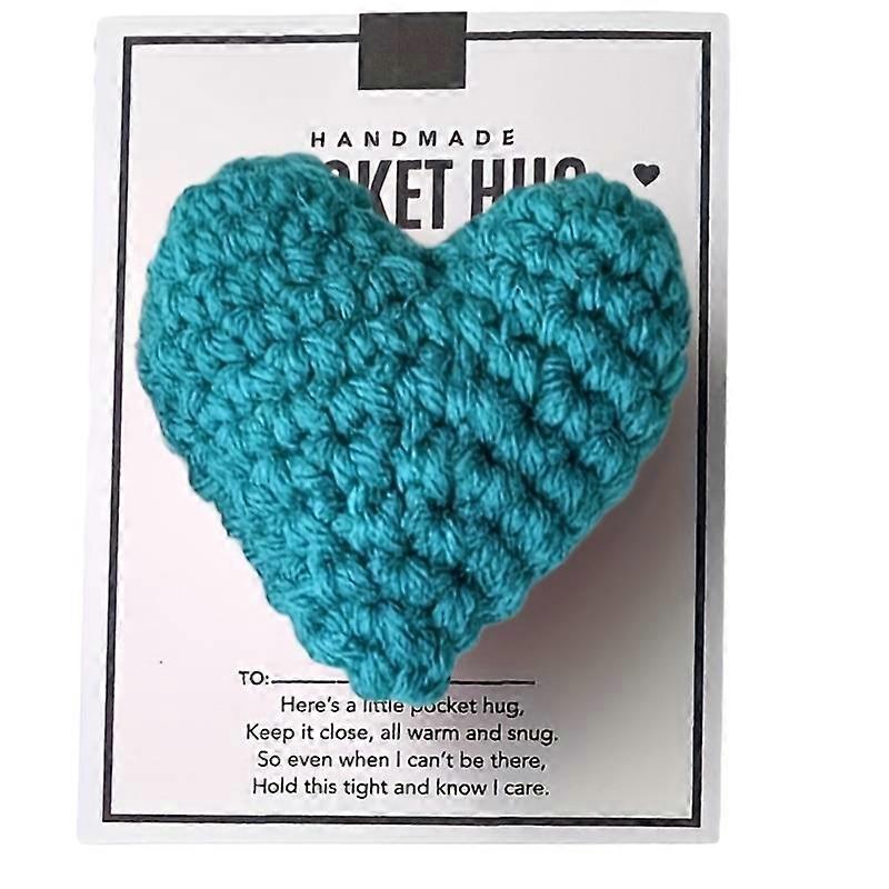 Pocket Hug Gift Cards, Handmade Crochet Keepsake Notes for Encouragement, Love, and Thoughtfulness