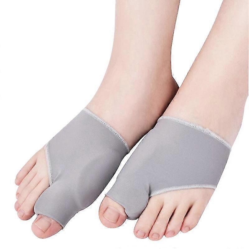 1 paire d’orthèses pour hallux valgus avec coussinet en gel, séparateur de gros orteils, manchon correcteur d’oignon pour hallux valgus