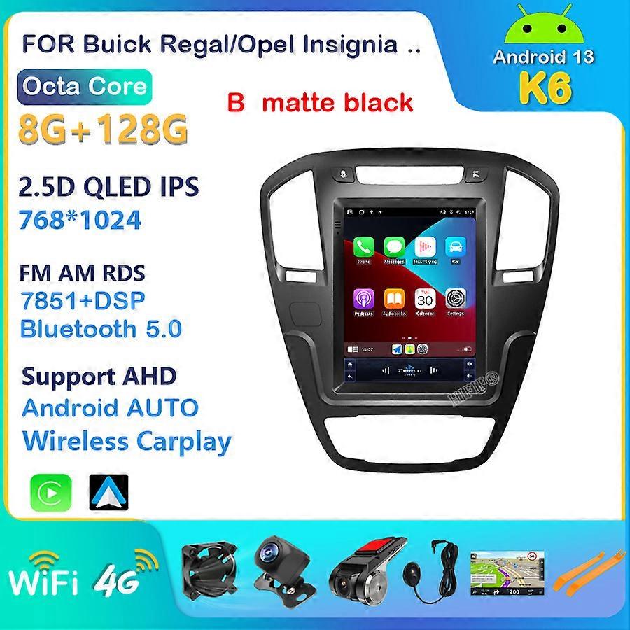 Per Opel Insignia Android 13 Tesla Schermo Autoradio Unità principale GPS Lettore di navigazione 2009-2013 Carplay CD300 CD400 Regal Vauxhall