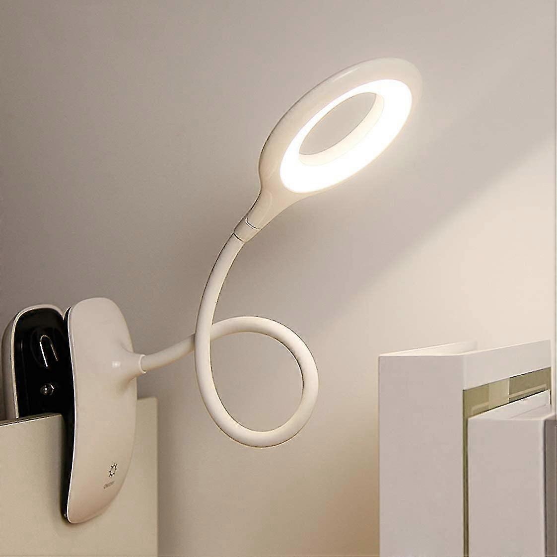 Led Clip-on Reading Lamp Dimmable Eye Protection Table Lamp