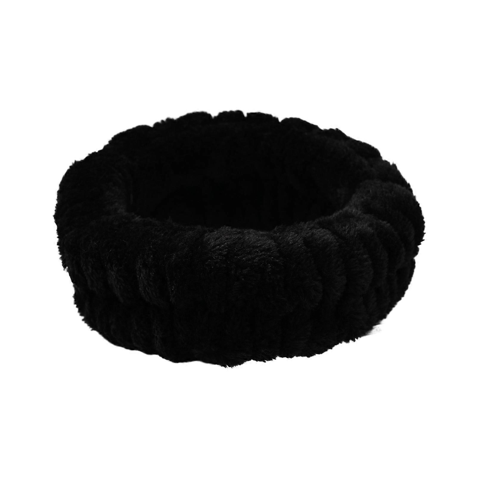 Spa Headband Super Soft Fabric Good Elasticity Vibrant Colors Flannel Women Facial Makeup Hairband for Shower