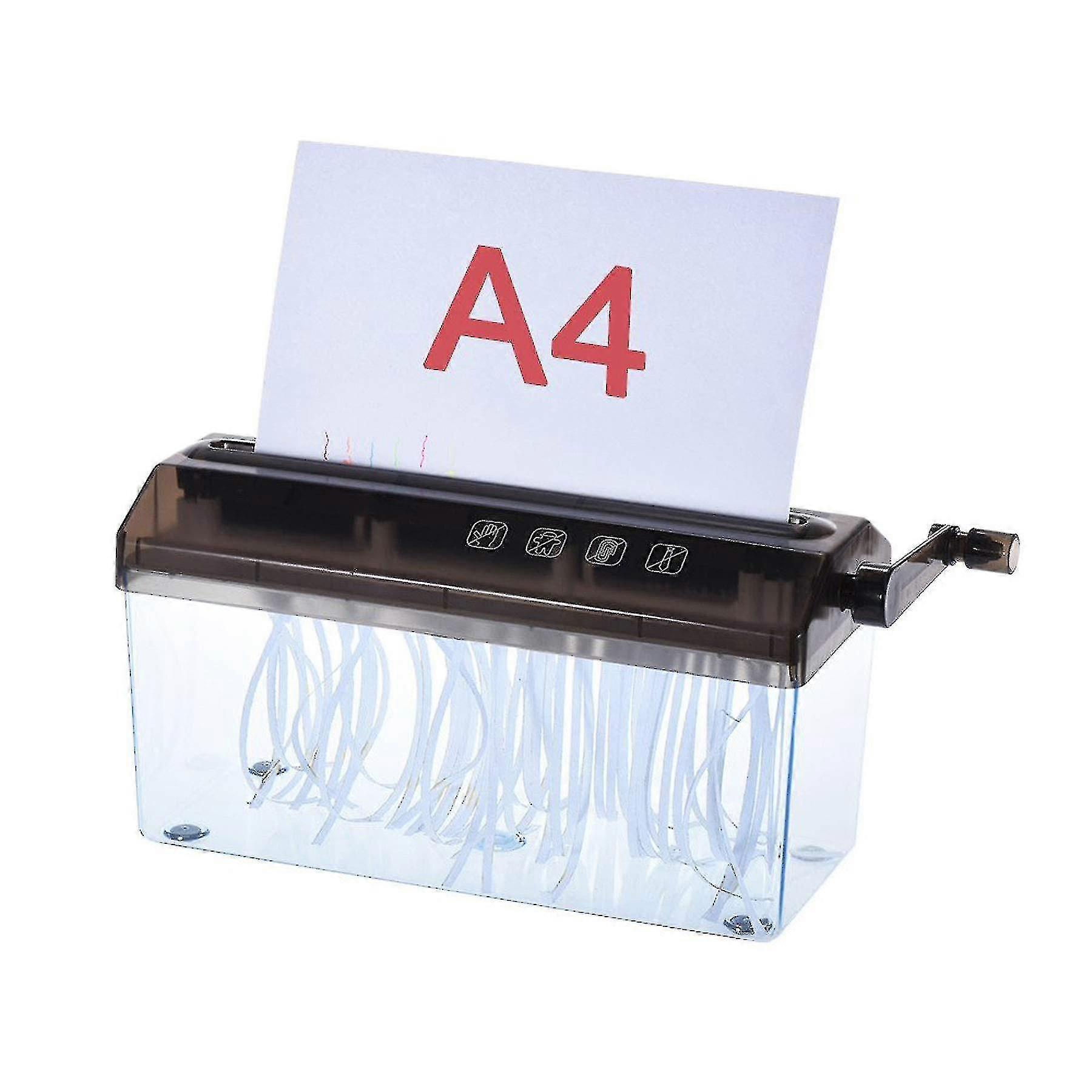 A4 9" Paper Shredder Shredded Paper Manual Hand Paper Shredder Document File Handmade