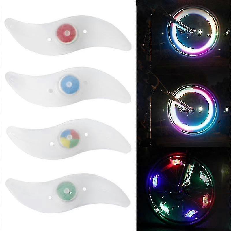 4pcs Waterproof Bicycle Spoke Light
