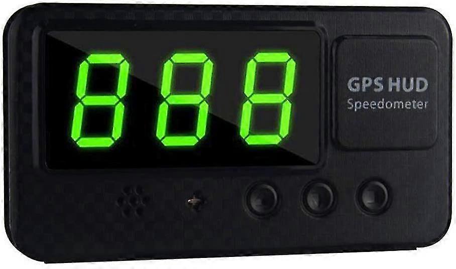 מד מהירות GPS דיגיטלי אוניברסלי לרכב, משאית, אופנוע וכלי רכב אחרים (107 x 58 x 6 מ"מ)