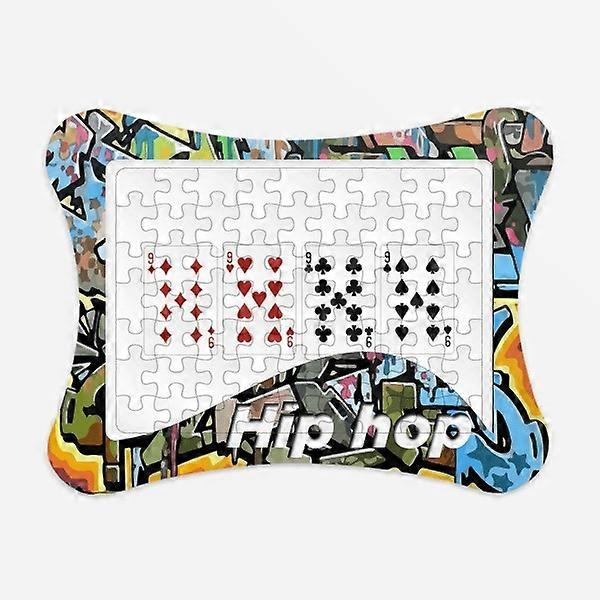 9 القلب سبيد الماس نادي نمط لغز بانوراما لعبة الهيب هوب ورقة المجلس