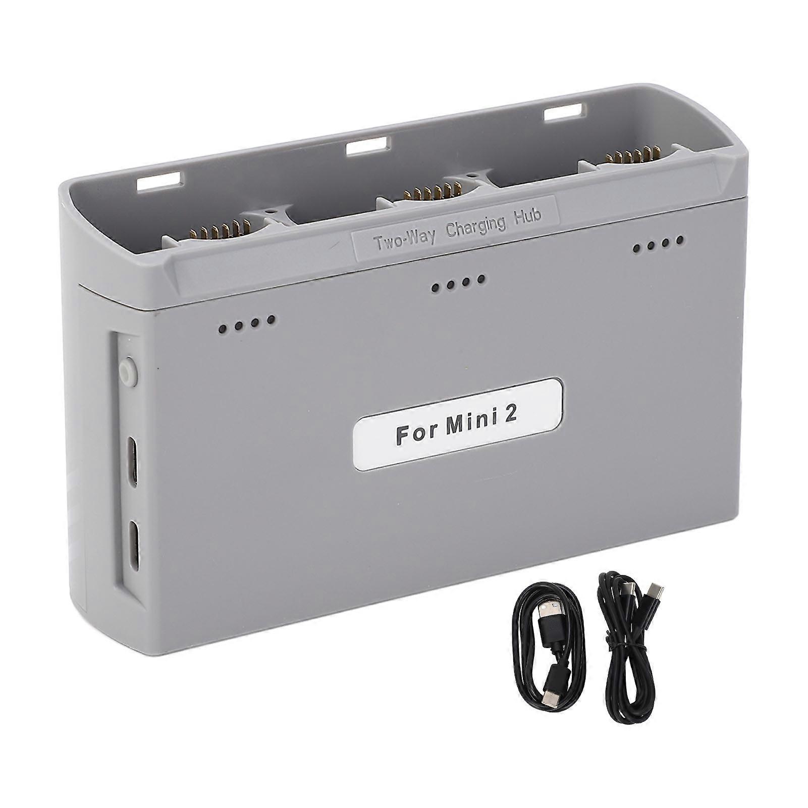 Drone Battery Charging Hub 2 Way Input 3 Ports Drone Battery Charger Hub for Mini4K 2 SE