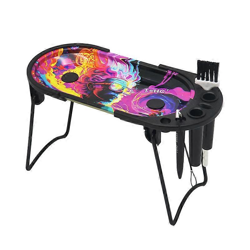 Cigarette Rollers, Cigarette Boxes, Filler Pre-Rollers - Cone Loader including metal rolling tray, foldable stand, placing device and brush