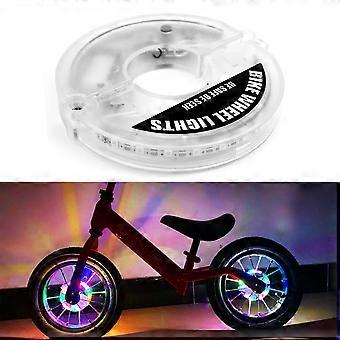 Luces inteligentes sensibles a la luz para ruedas de bicicleta Luces de radios de rueda recargables USB