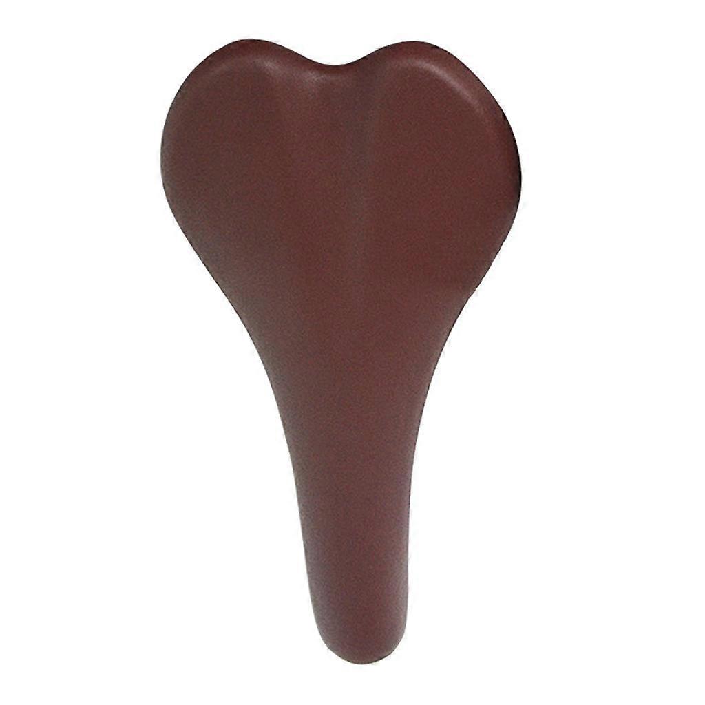 Retro Bicycle Saddle Mountain Road Bike Vintage Style Seat Antichoc Marron