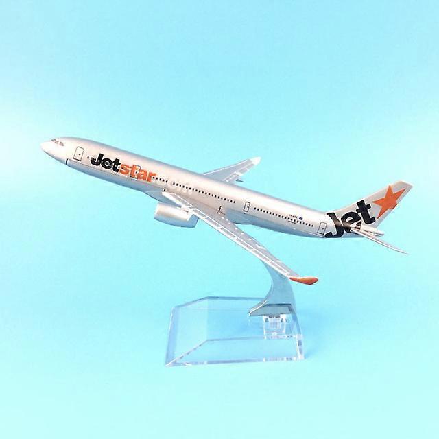 Aircraft Model Diecast Metal Model Airplanes 16cm 1:400 Jetstar Airways A320 Airbus Airplane Model Toy Plane