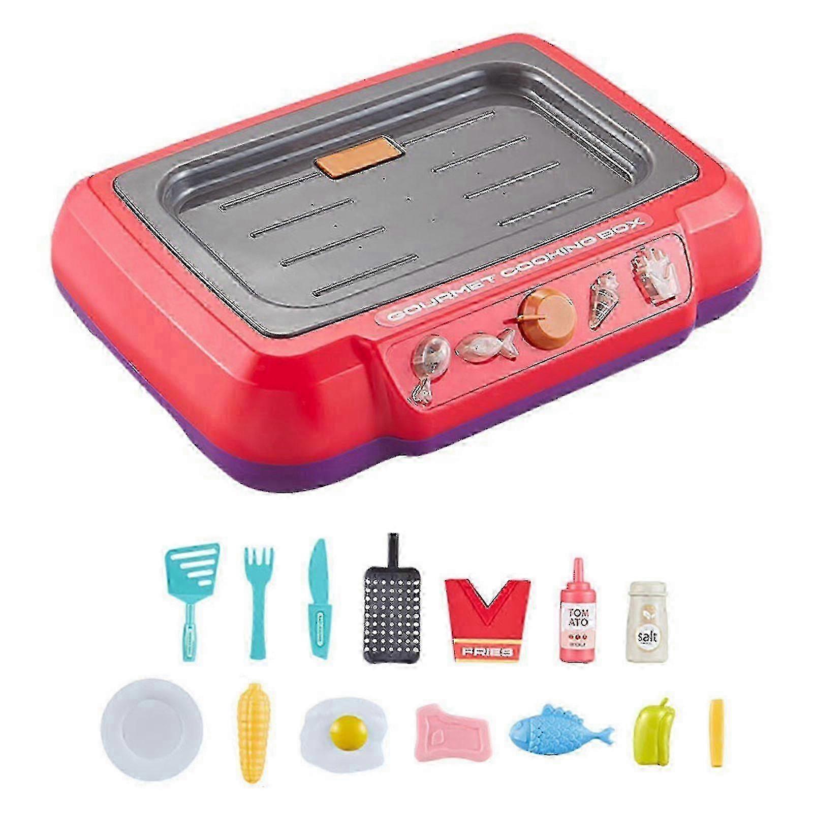 色が変わる遊びの食べ物のキッチンクッキングプレイセットWGとグルメクッキングボックスのおもちゃ