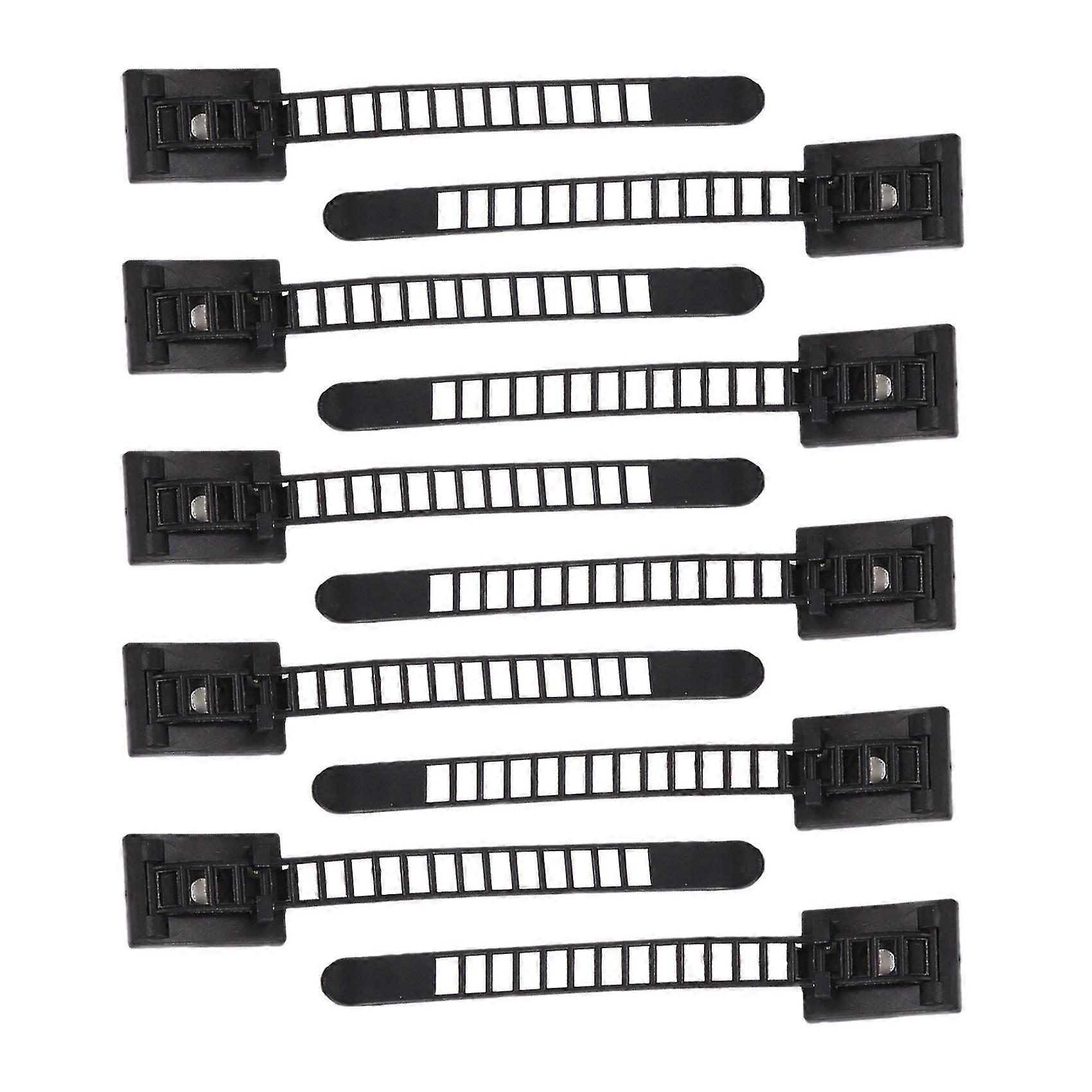 100 Pcs Adjustable Cable Clips Self-adhesive Cord Fixer Wire Clamp Strap Holder Jun20 Dropship