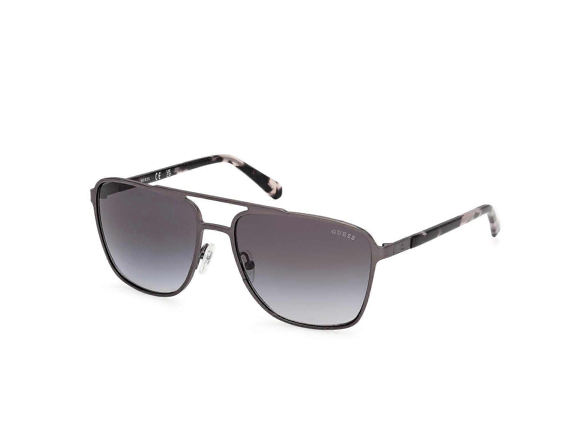 Sunglasses Guess GU00210 07B shiny satin dark ruthenium 60/17/145 MAN