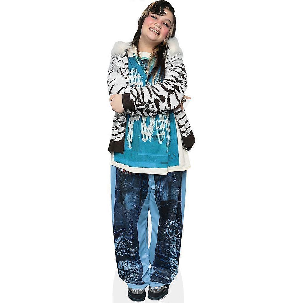 Lola Young (Zebra Jacket) Cardboard Cutout (lifesize OR mini size). Standee. Stand Up.