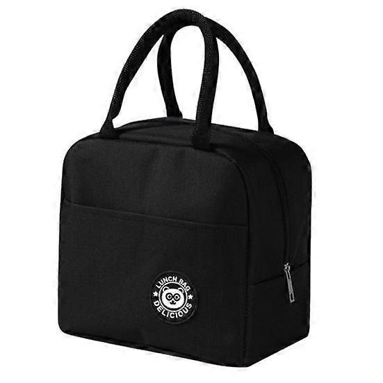 Lunch Box Insulated Bag Large Heat Foil Retention Leakproof Aluminium Mouth Lining Zipper Closure