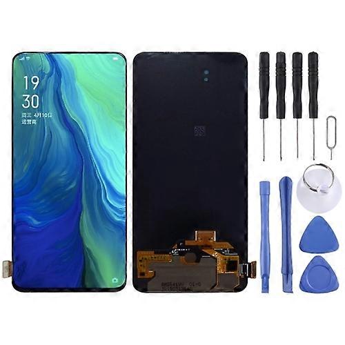 COMPATIBLE LCD Screen for OPPO Reno 10x zoom with Digitizer Full Assembly (Black)