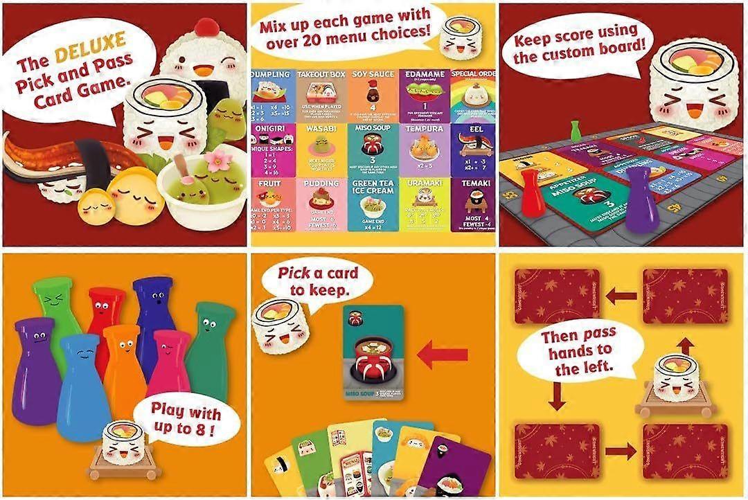 Sushi Go Party! - The Ultimate Sushi Card Game for Up to 8 Players
