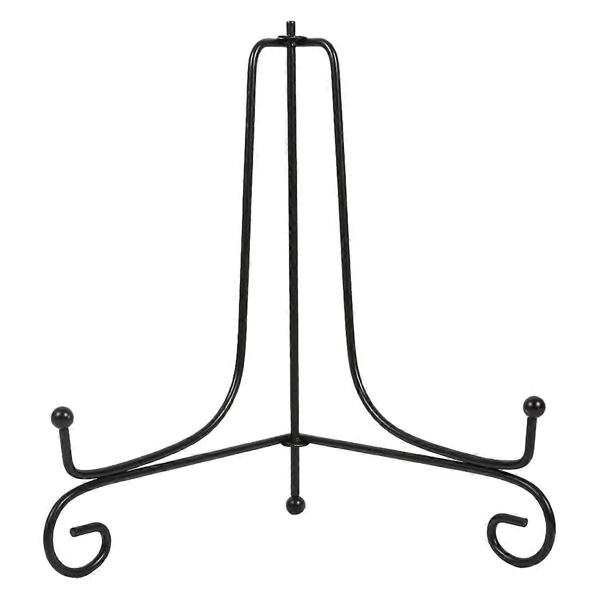 12" Iron Easel Display Stand for Bowl, Plate, Book, or Photo Frame Display