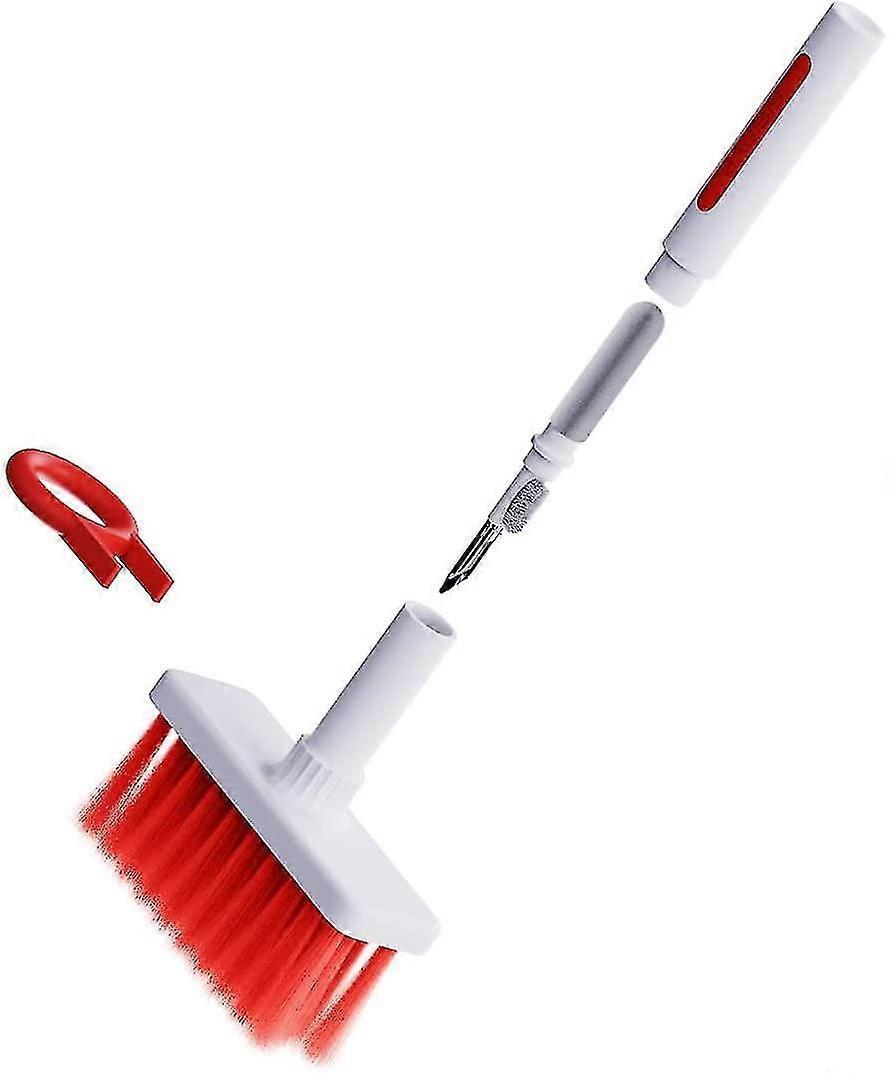 Soft Keyboard Cleaner Brush 5 In 1 Multifunction Cleaning Tool Kit Dust Extractor Earphone Gap Cleaning Pen