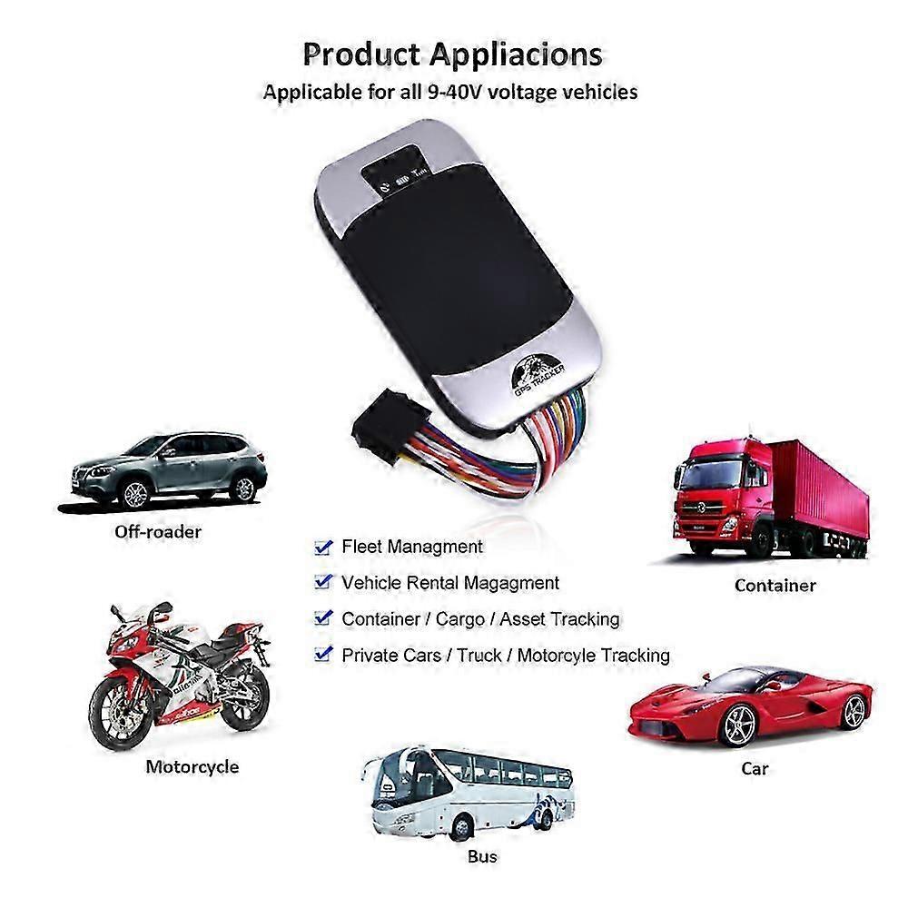 2G GPS Tracker Car Waterproof Cut Off Oil Power Real-time Car Tracker Data Logging Vehicle Tax Truck TK303F Geo-fence SOS Alarm