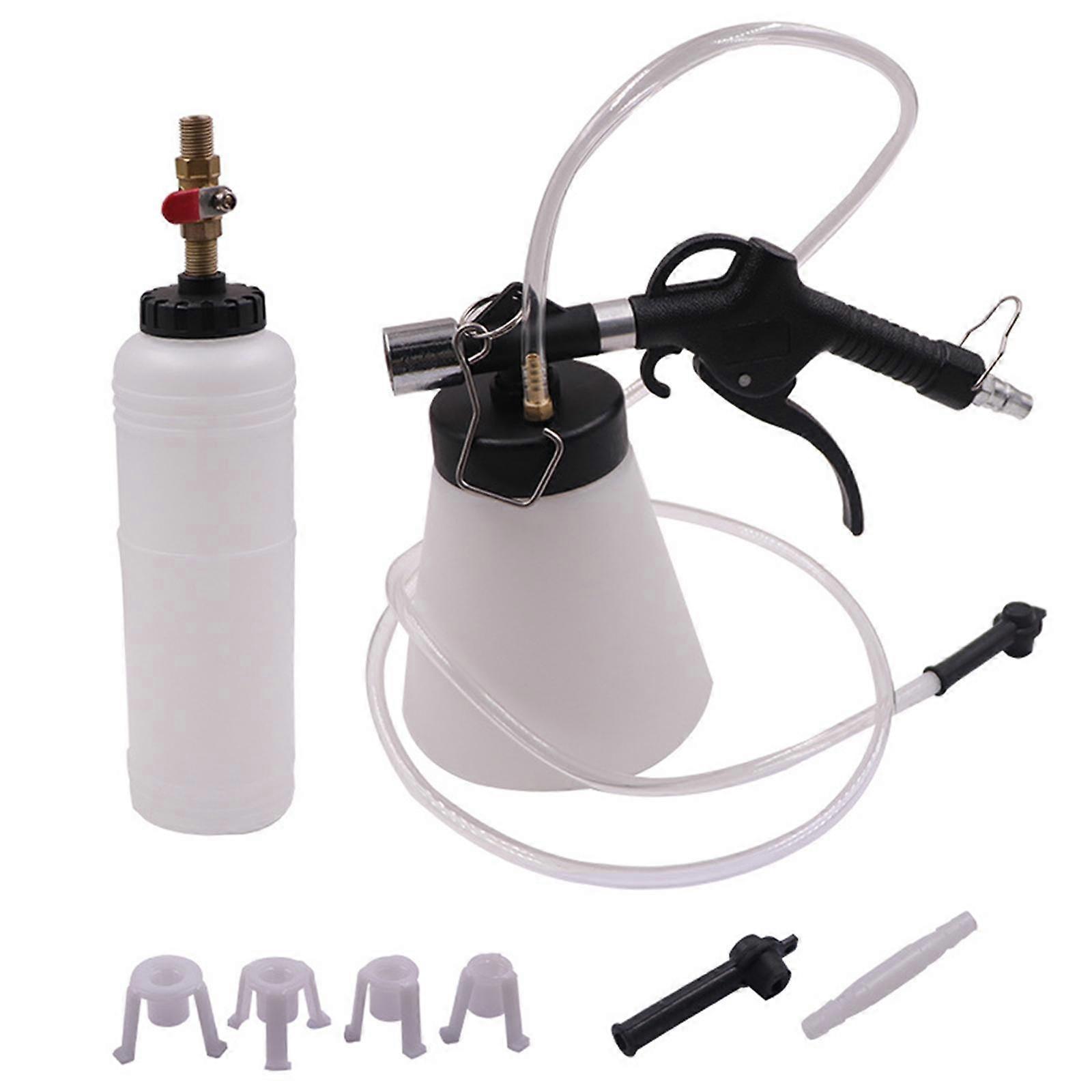 Pneumatic Brake Fluid Bleeder Tool Kit Universal Sturdy Practical Leakproof Easy