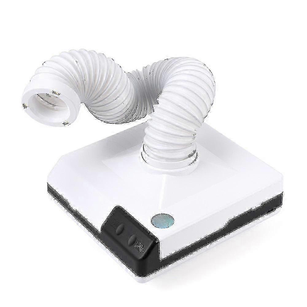 60W Nail Dust Collector with Retractable Elbow Design - Strong Suction for Manicure